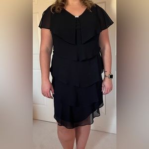 Black women’s cocktail dress
